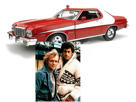 Véhicule Ford Gran Torino 1976 du Film Starsky et Hutch