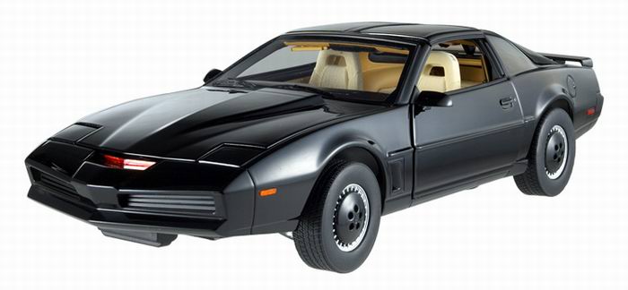 Véhicule Pontiac KITT de la série TV K2000 au 1/18