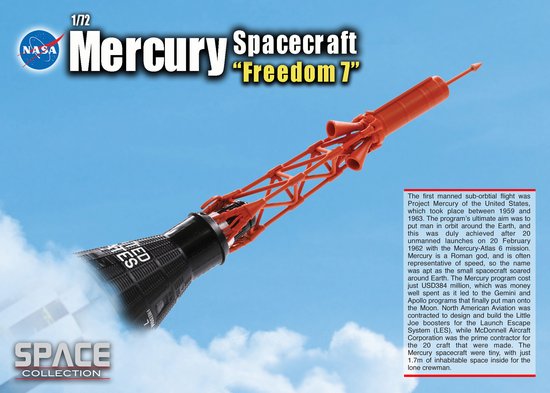 Maquette Capsule Spatiale Freedom 7 Mission Mercury-Redstone 3