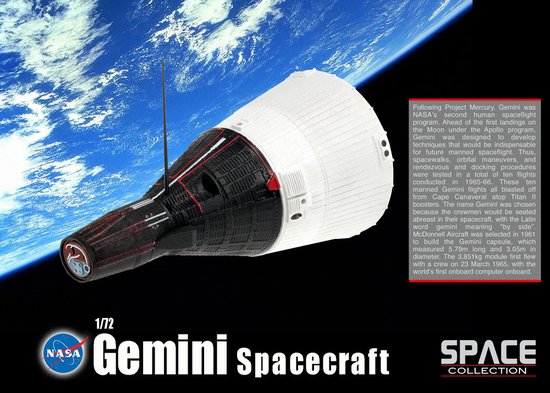 Maquette Capsule Spatiale Gemini
