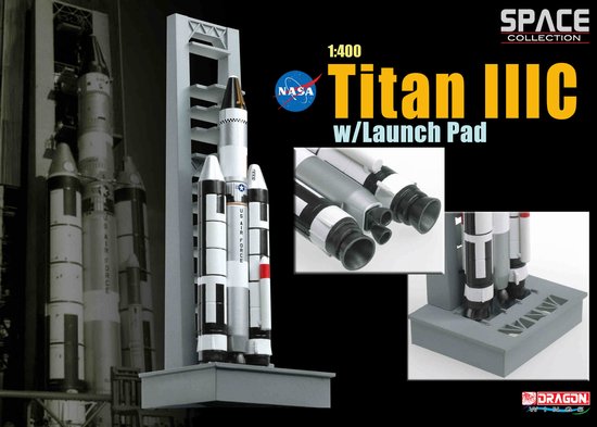 TITAN IIIC sur Rampe de Lancement 1/400 Dragon