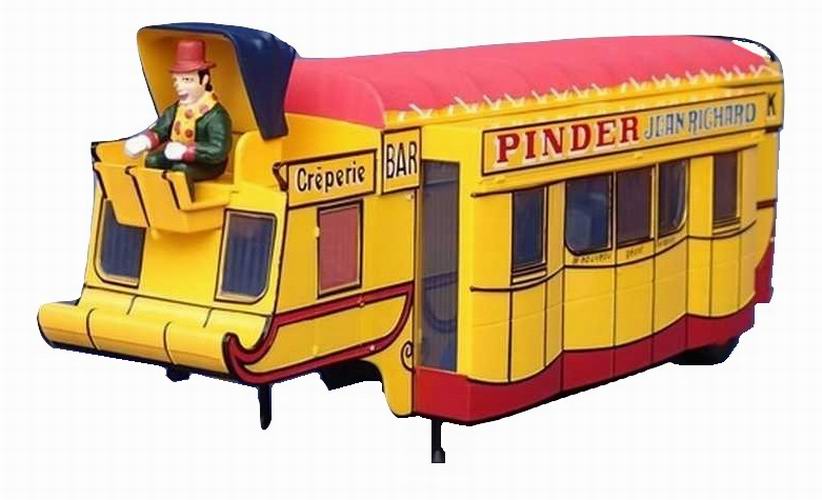 Miniature Caravane buvette CIRQUE PINDER JEAN RICHARD 1/43