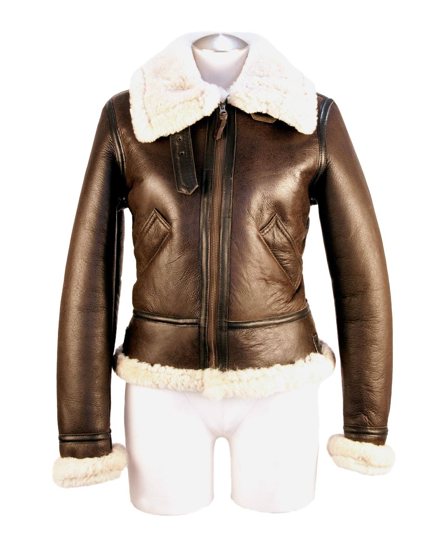 Blouson en cuir Bombardier B3 Femme COCKPIT - AVIREX