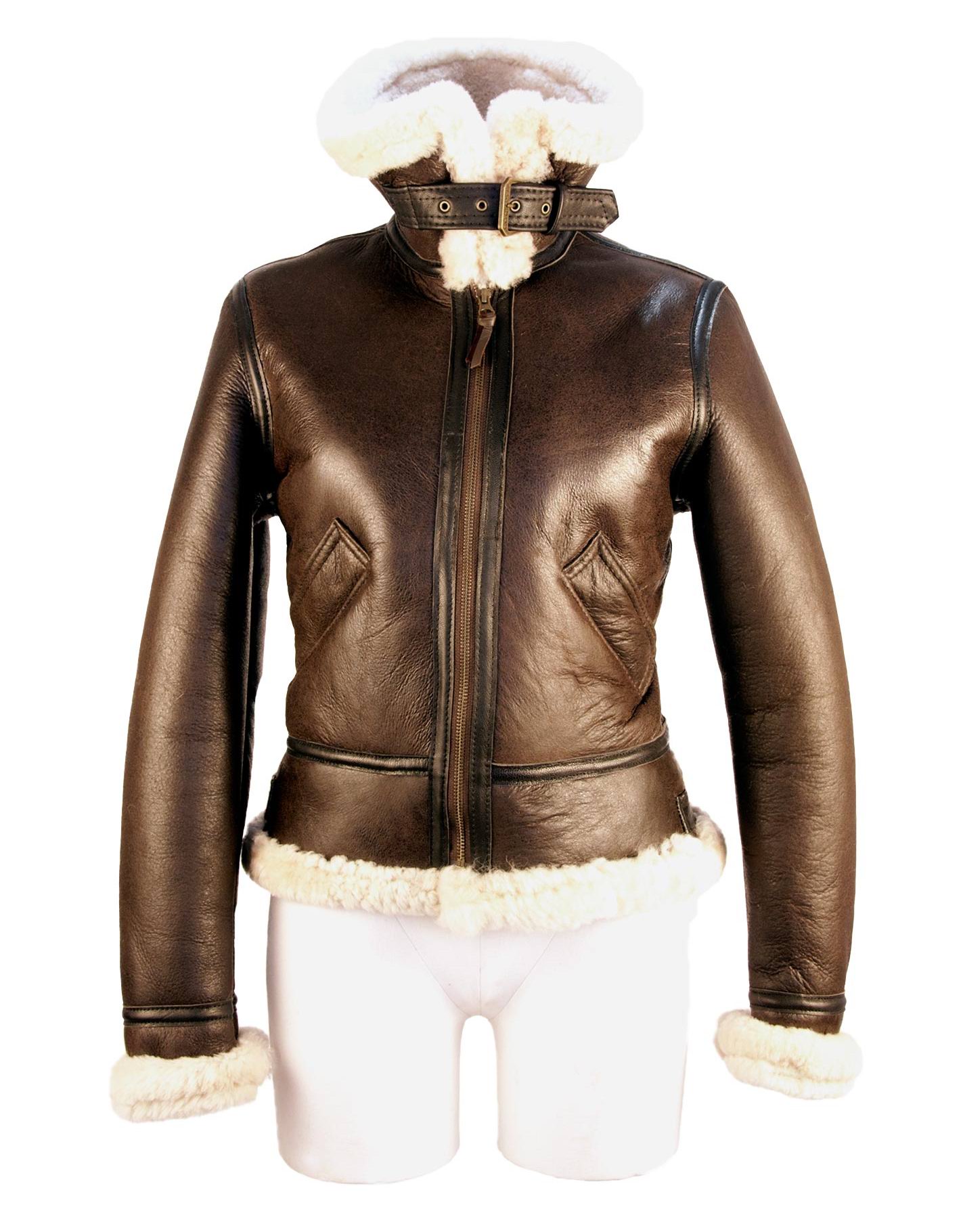 Blouson en cuir Bombardier B3 Femme COCKPIT - AVIREX