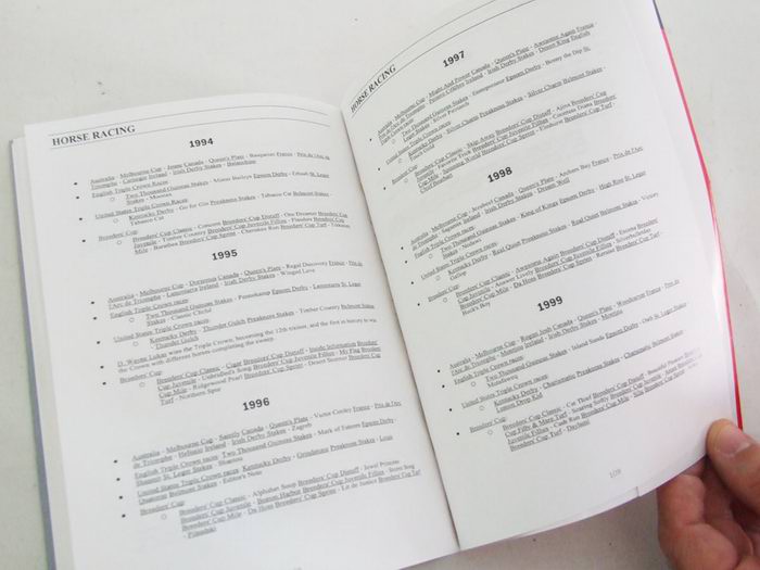 Almanach des Sports Grays 1950-2000 Retour vers le Futur II