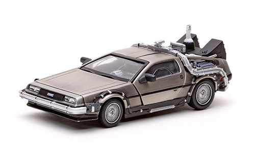 Voiture DMC DELOREAN II Retour vers le Futur en Métal au 1/43