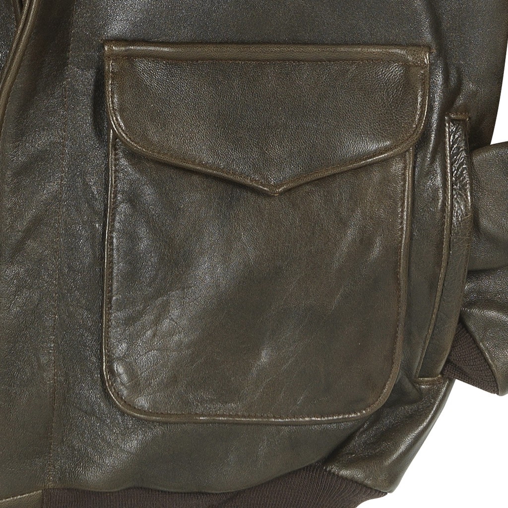 Veste A2 cuir avaiteur avirex cockpitusa