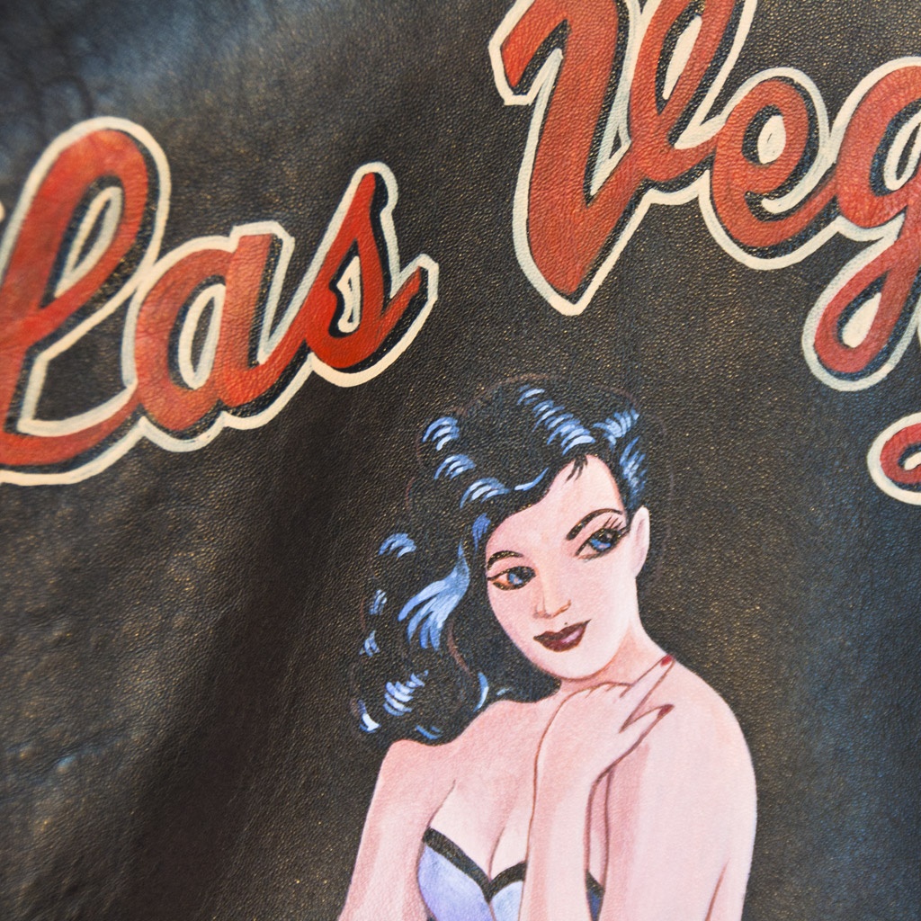 blouson cuir Pin-up Las Vegas Lady