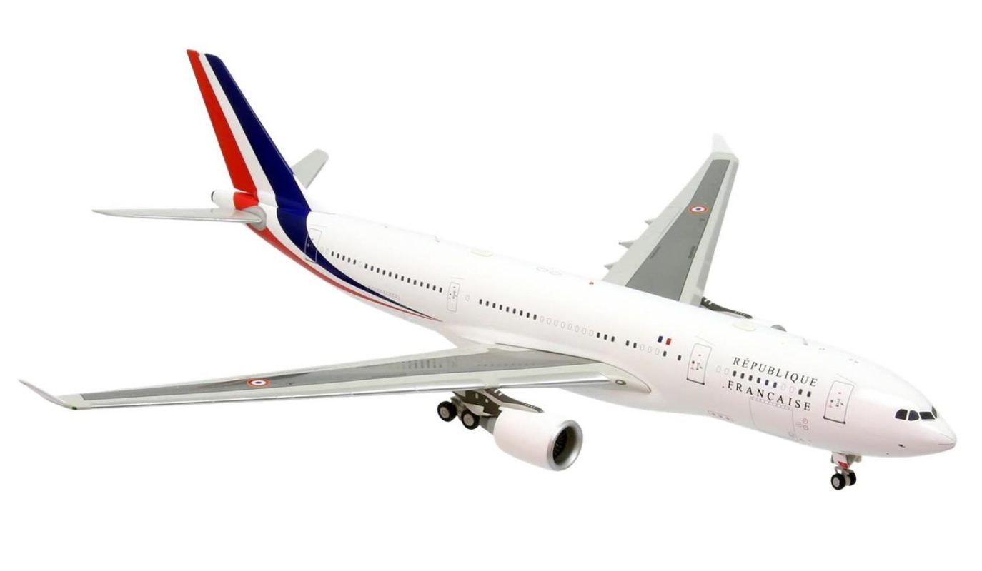 Avion Présidentiel Airbus A330-200 Elysée Présidence De La République En Bois Blanc 9004EPR