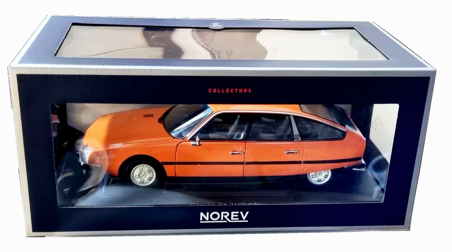 Voiture Miniature métal CITROENCX 2400 GTI Orange 1/18 NOREV