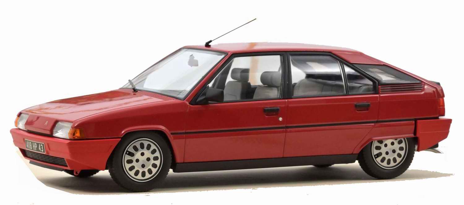 voiture miniature Citroën BX16TRS Rouge 1/18 Norev