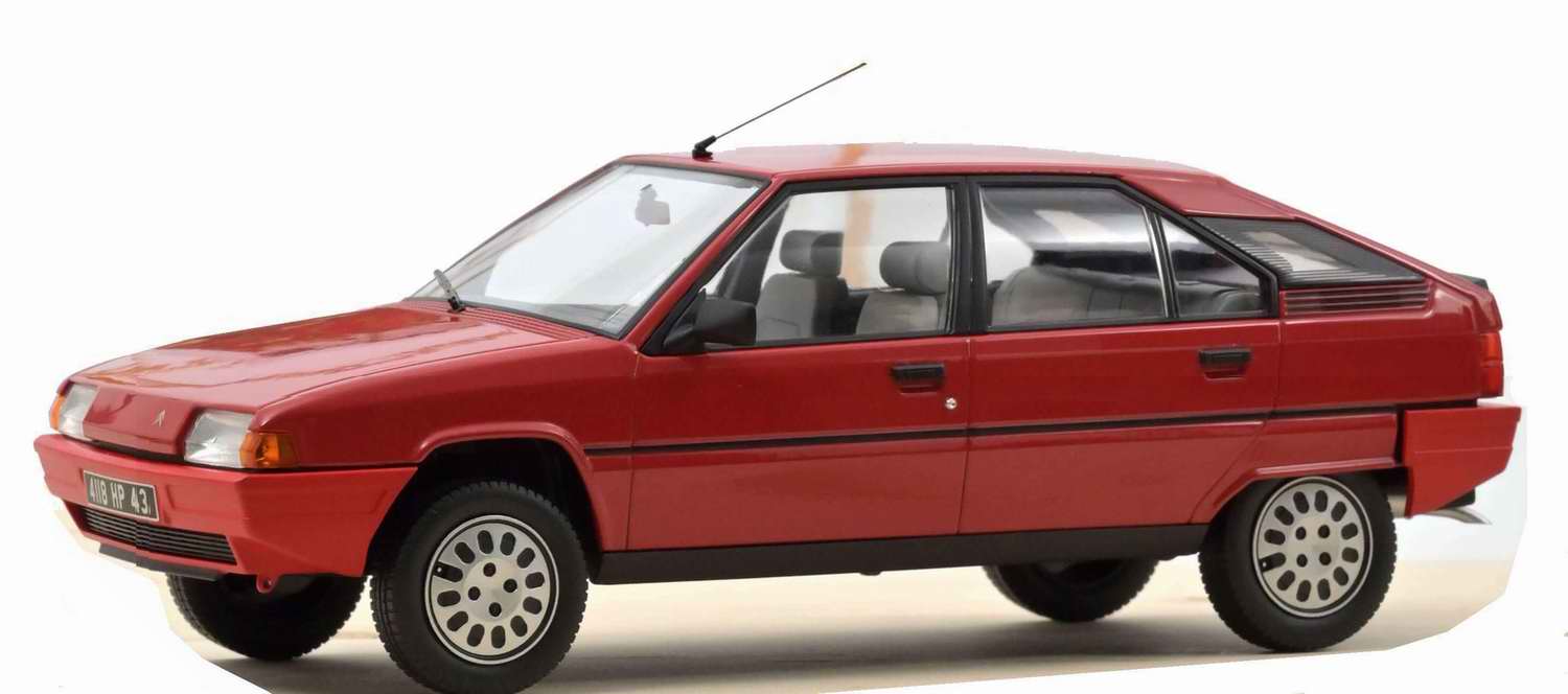 voiture miniature Citroën BX16TRS Rouge 1/18 Norev