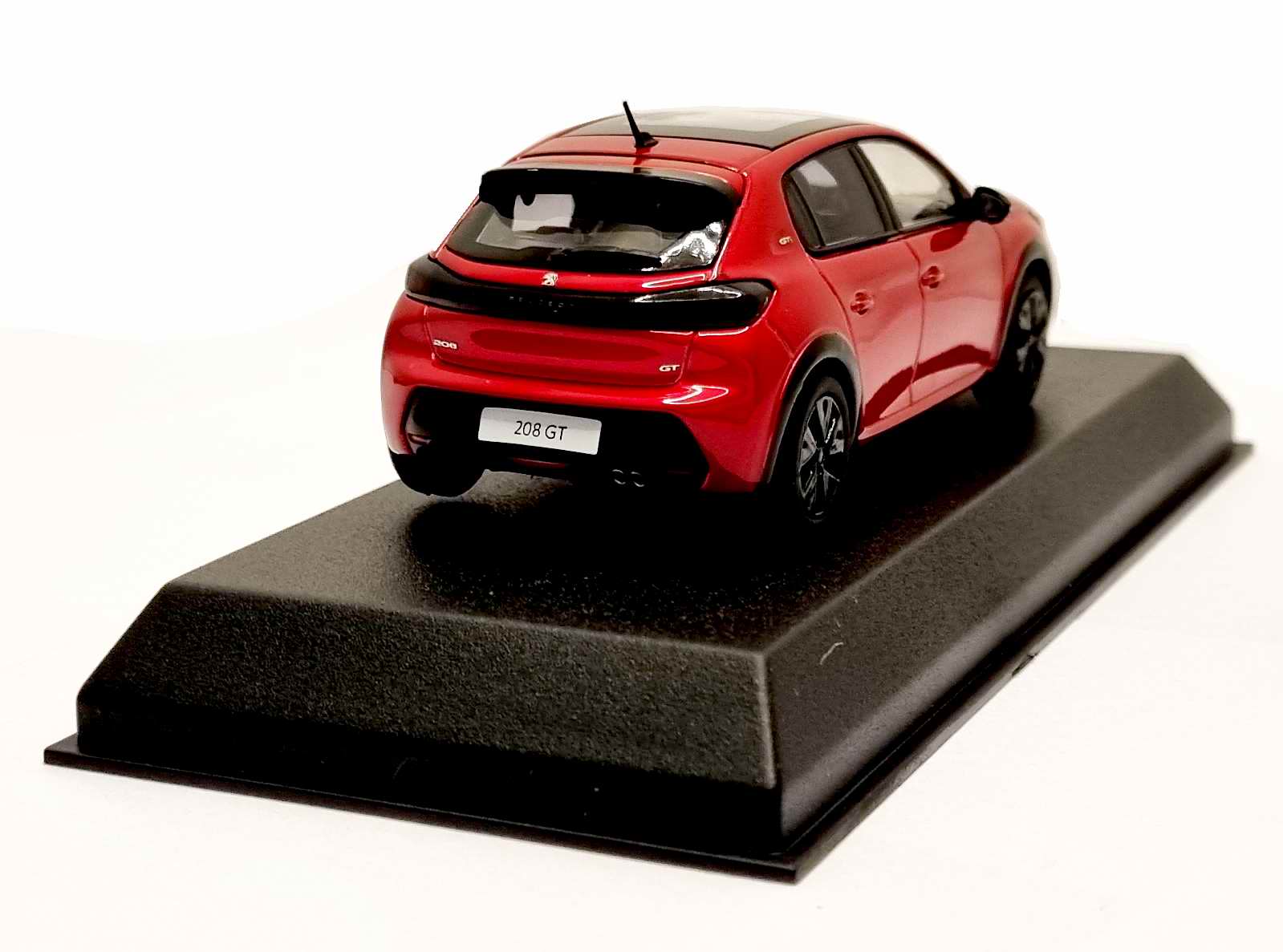 Voiture miniature métal PEUGEOT208 GT pack 2022 Rouge NOREV 1/43