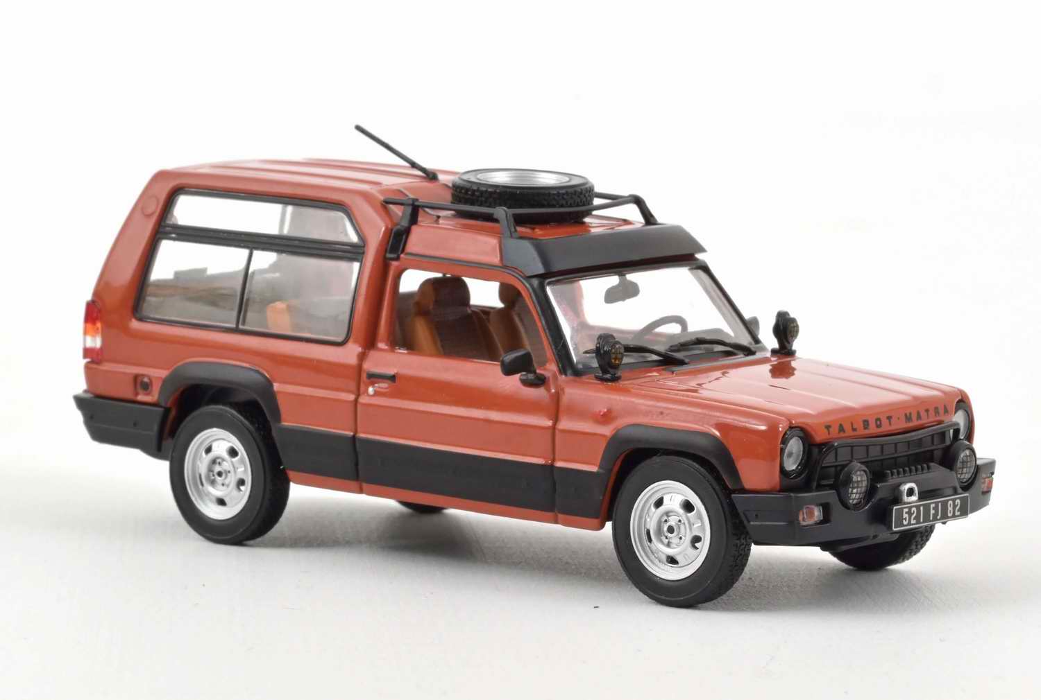 Voiture métal TALBOT MATRA RANCHO rentcho Ocre Terre Battue Norev 1/43