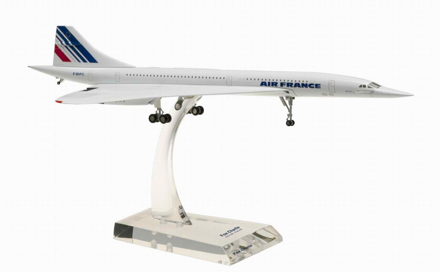 Maquette Concorde Air France F-BVFA Fox Charlie 1/200