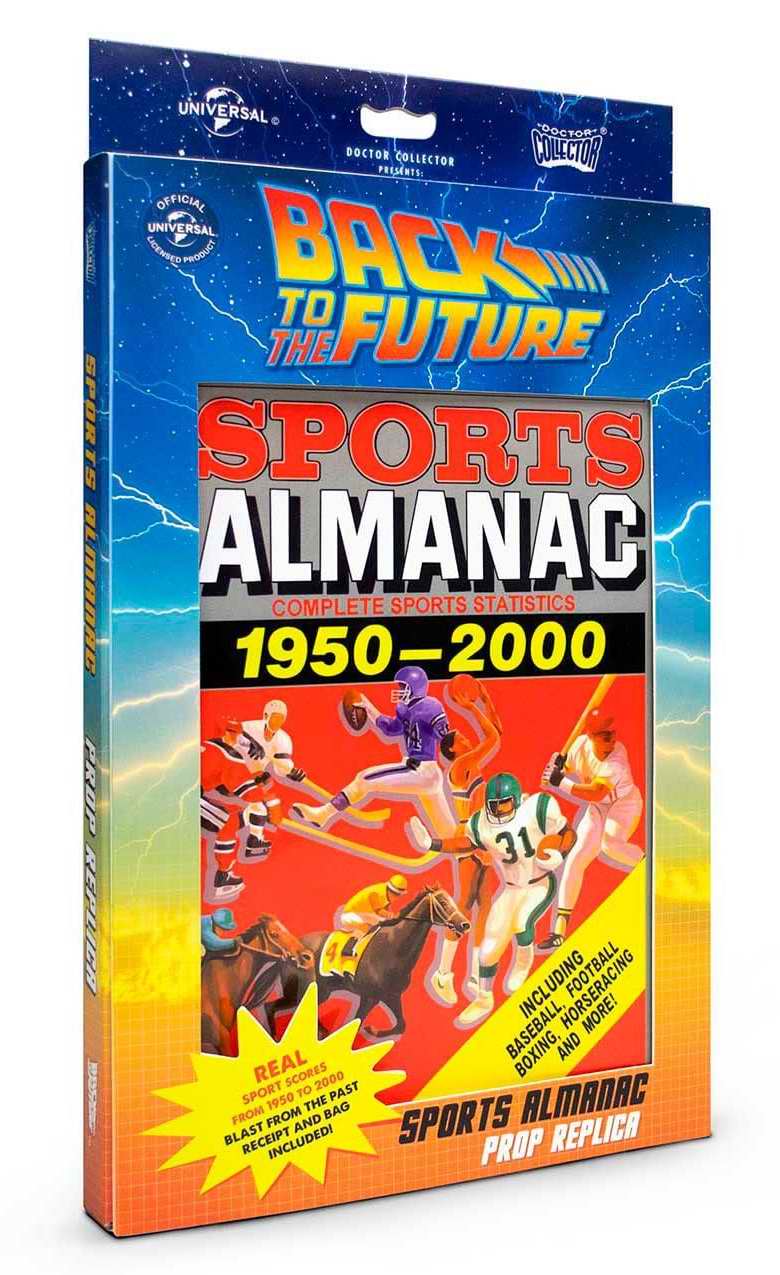 Marty Almanach des Sports Grays 1950-2000 Retour vers le Futur II