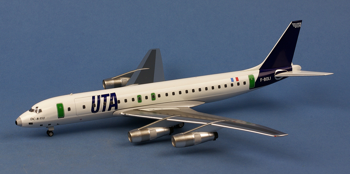Maquette avion McDonnell Douglas DC8-55 UTA 1/200 F-BOLI