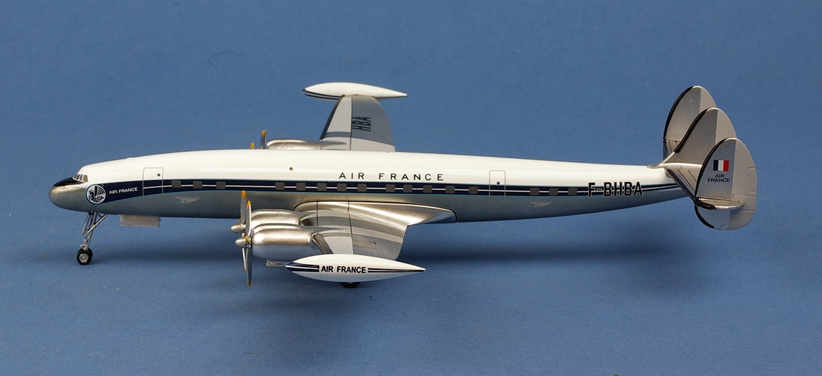 Maquette avion Super G LOCKHEED L1049G Super Constellation F-BHBA en Métal AIR FRANCE 1/200