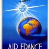 Air France Rayonne sur 20le Monde Maurus 1948