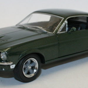 Voiture Miniature FORD Mustang GT 1968 Comme dans le Film Bullitt au 1/24  Métal