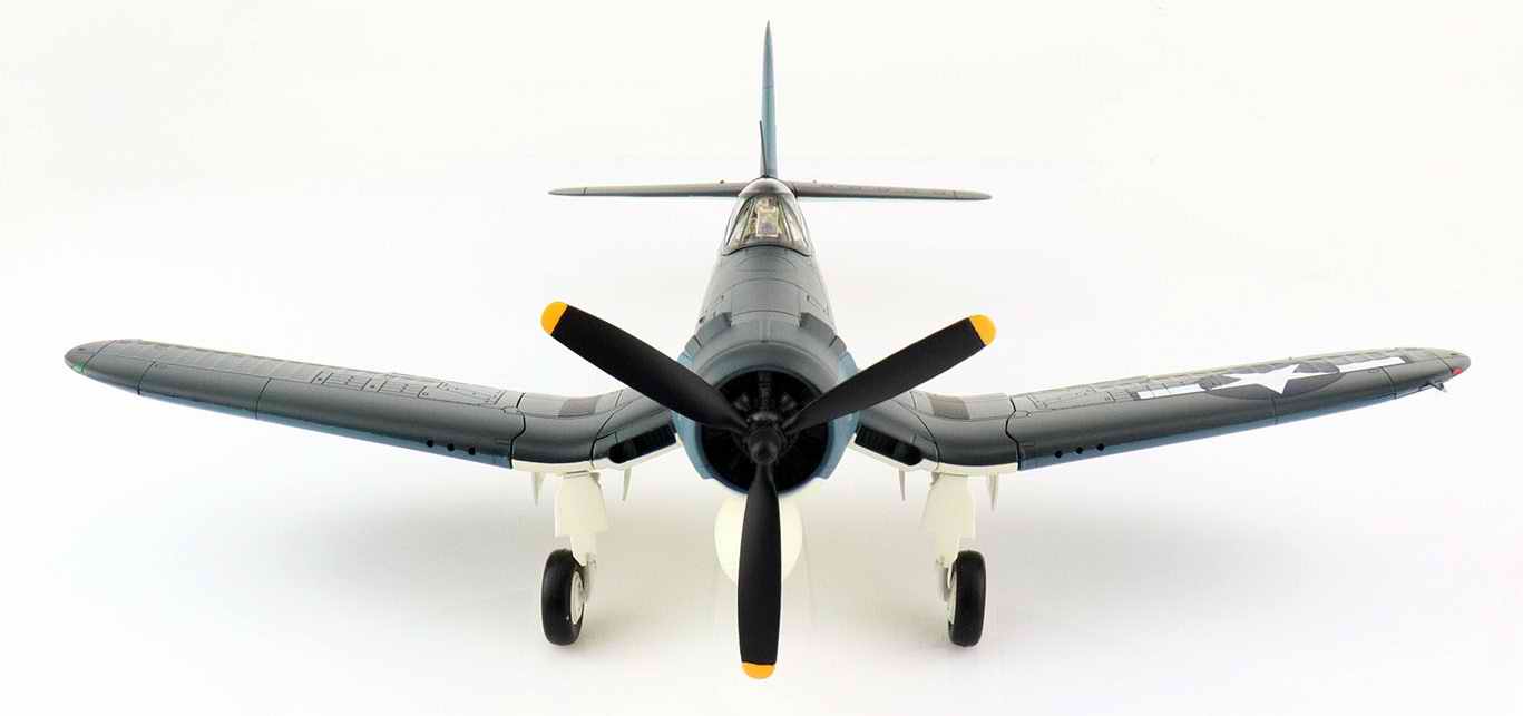 Maquette Avion de Chasse F4U-1A Corsair 915, VMF-214 BlackSheep Pilote Major Greg papy Boyington les têtes brulées