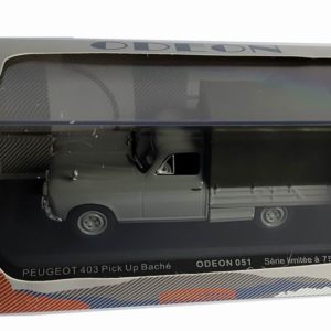 PEUGEOT 403 Pick Up Bâchée Bleu Nuit Voiture de Collection 1/43 Série  Limitée à 504 PCS –