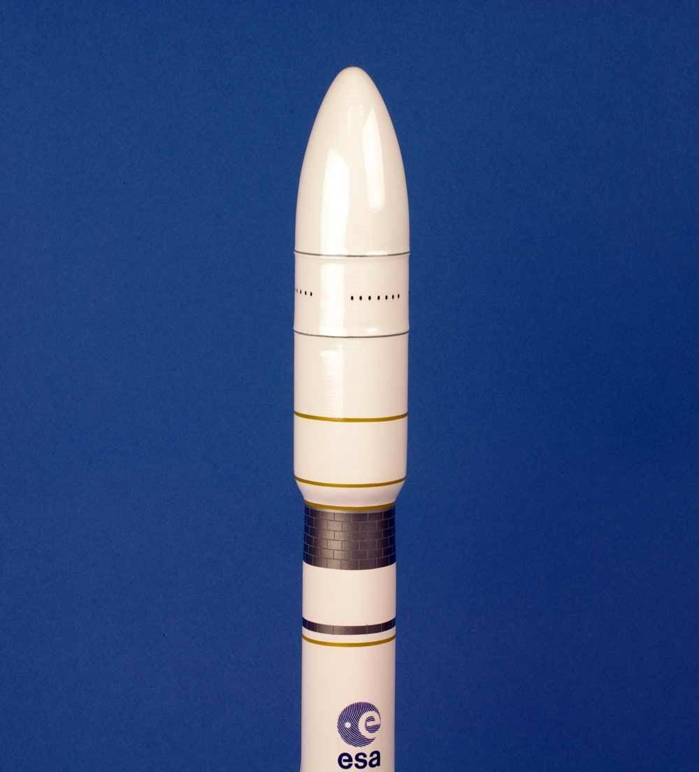 PS Maquette Fusée Europeenne Ariane 6.4 au 1/125 Grande Echelle 55 cm 
