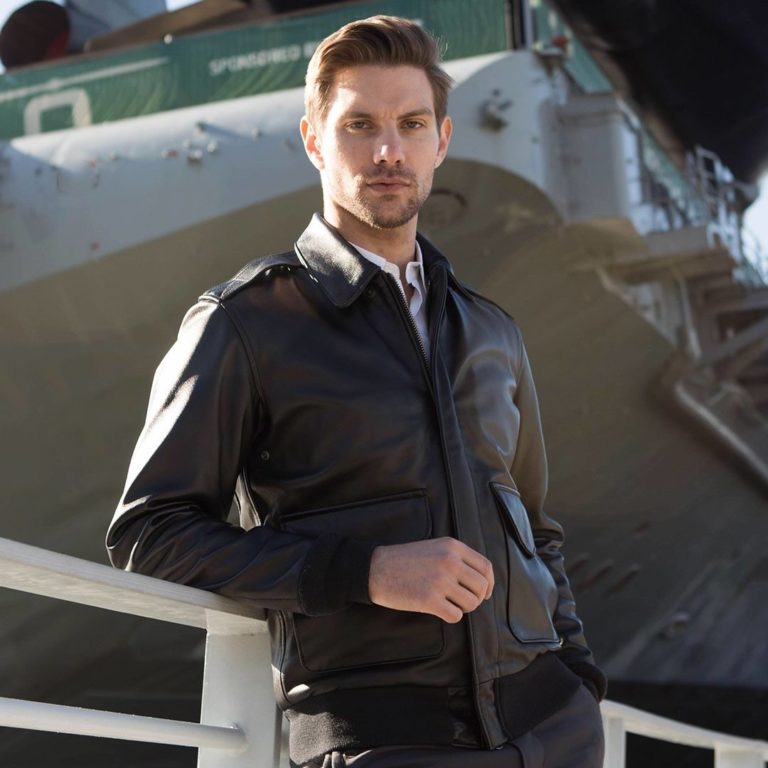 Blouson Aviateur G-2 COCKPIT USA Ex-AVIREX En Cuir Véritable - Taille 3XL, Fait Main Aux USA - Neuf Avec étiquettes