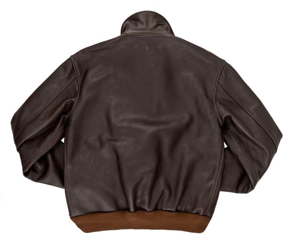 Veste En Cuir Aviateur A-2 Cockpit USA (ex Avirex) - 40ème Anniversaire - Cuir De Cheval - Taille Regular