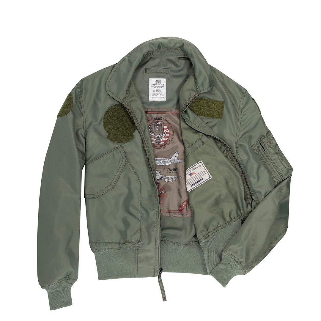 Blouson été aviateur Movie Hero CWU36-P TopGun Tom Cruise Maverick COCKPIT USA AVIREX