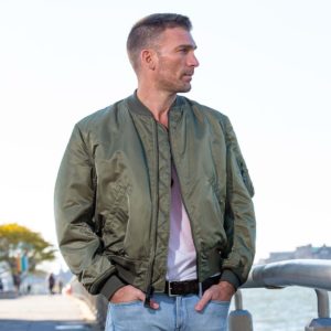 Veste aviateur homme, Prêt-à-porter de luxe