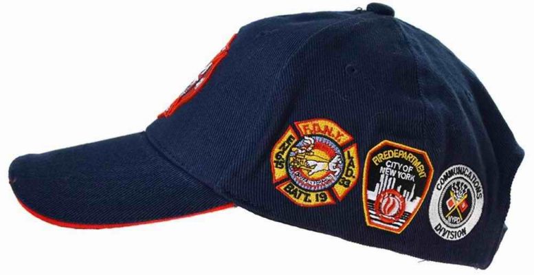 Casquette Baseball Camions Pompiers Enfant - Protection UV Réglable 2-5 Ans (Noir)