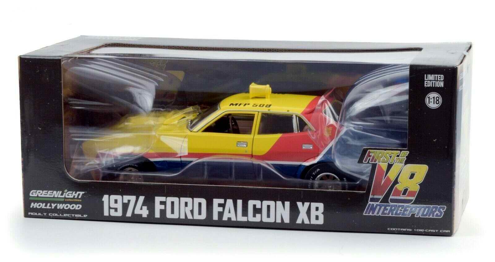 Voiture Mad Max FORD FalconXB Police V8 Interceptor 1974 en Métal au 1/18