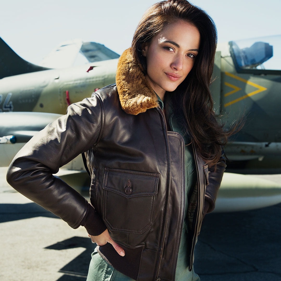 Veste aviateur G1 Femme COCKPIT USA - AVIREX