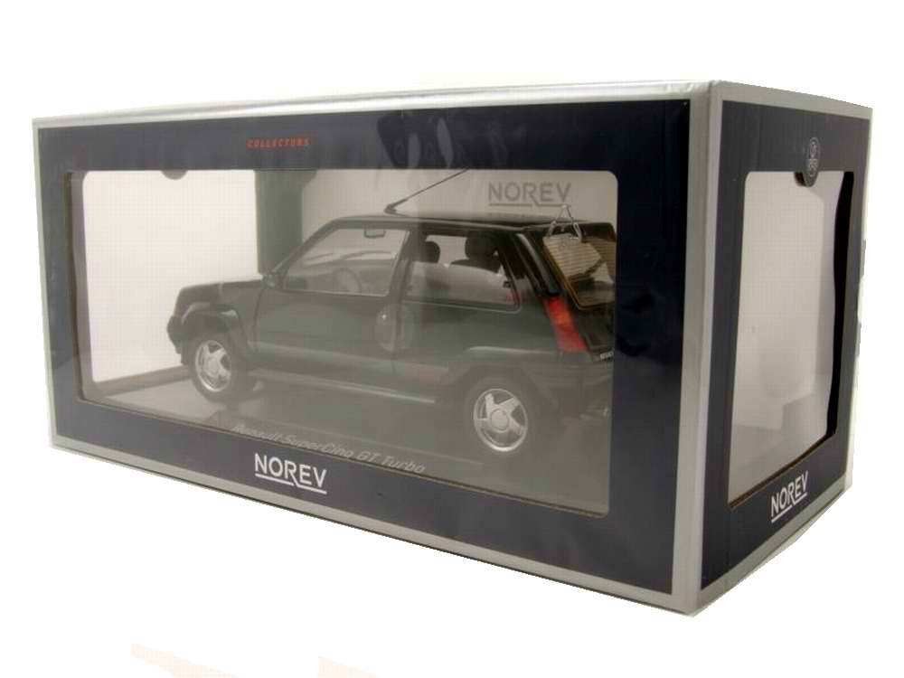 Miniature Voiture Super5 RENAULT Supercinq GT Turbo Noir 1989 1/18 Norev