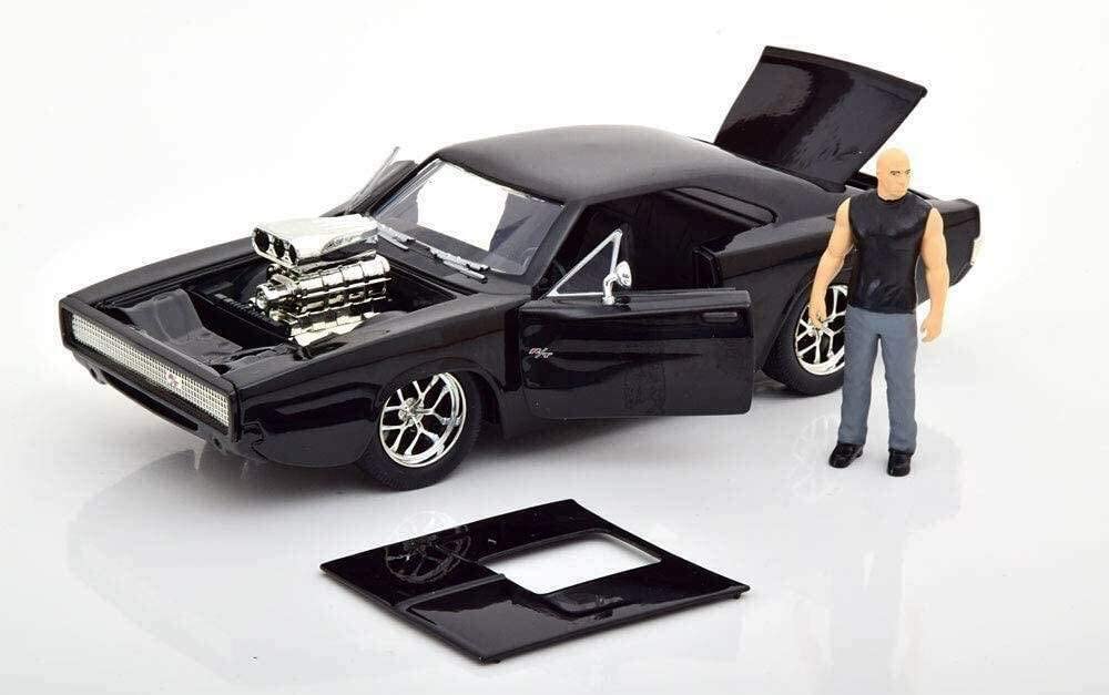 Voiture DODGE Charger RT Fast and Furious 7 au 1/24 Avec Figurine Dom  Toretto