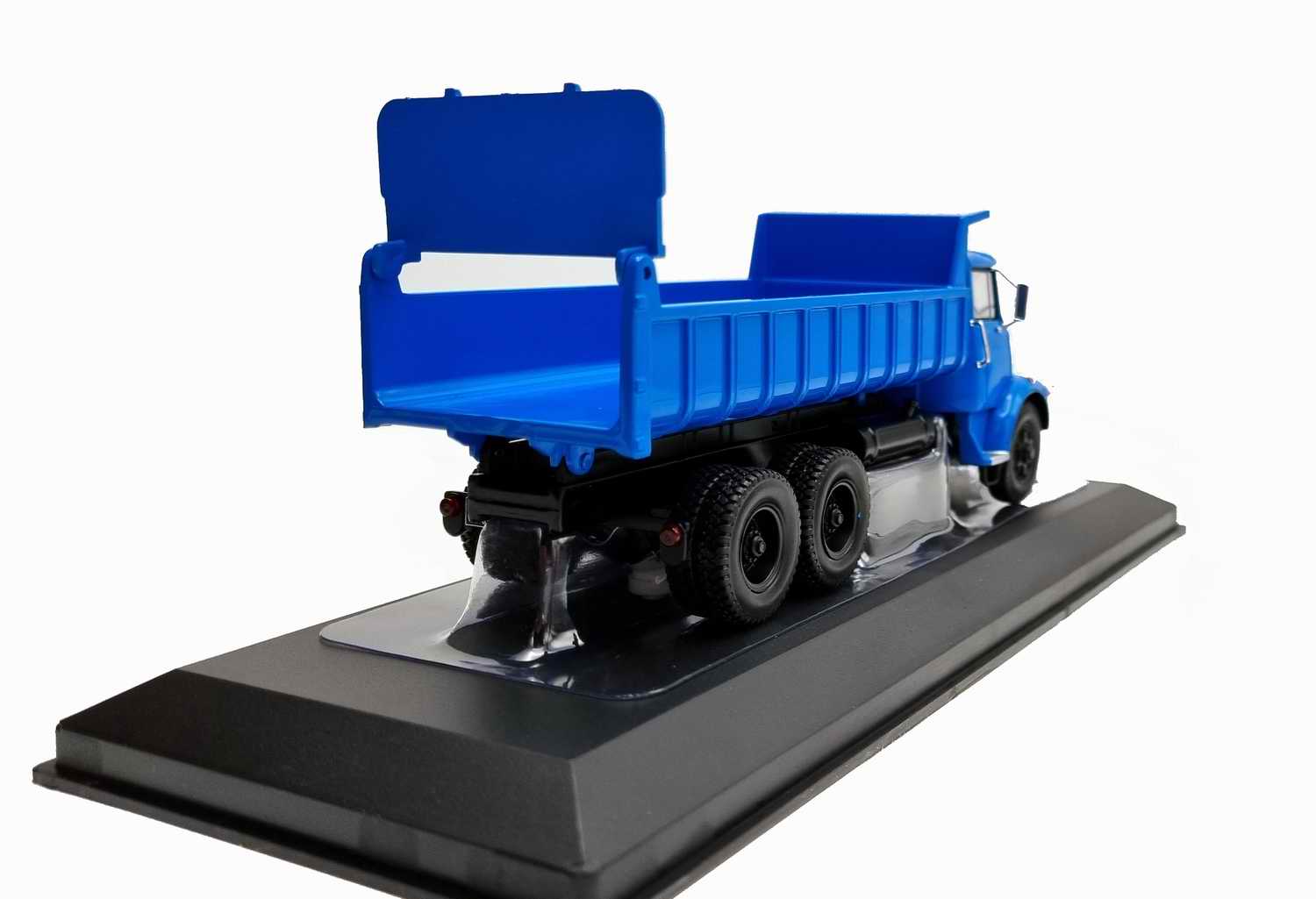 Miniature BERLIET GLM 10 M3 6X4 Benne Basculante Bleue 1/43