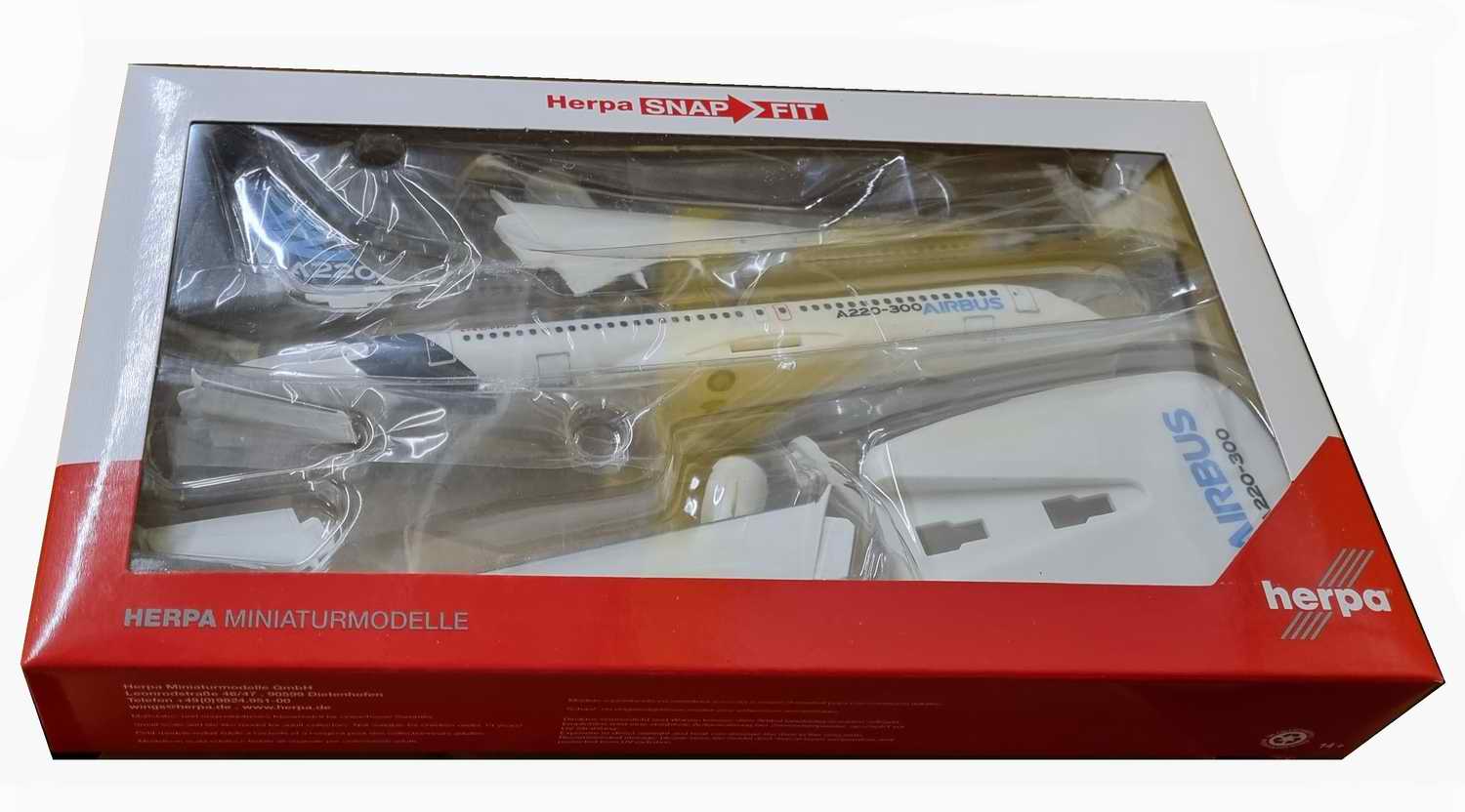 Maquette Avion AIRBUS A220-300 1/200 Airbus Industries –