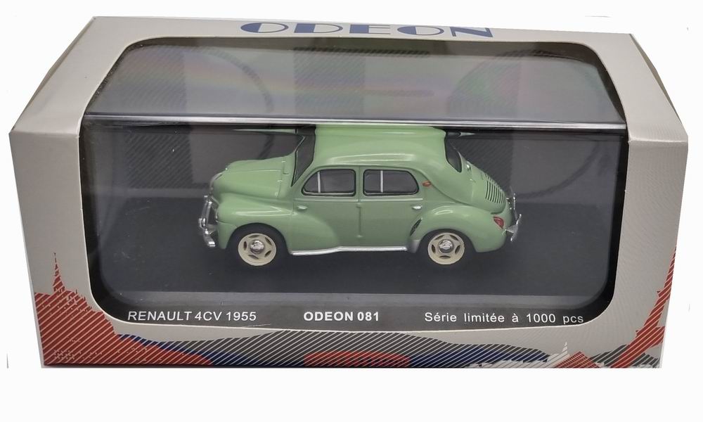 Petite voiture Renault 4cv 1/43