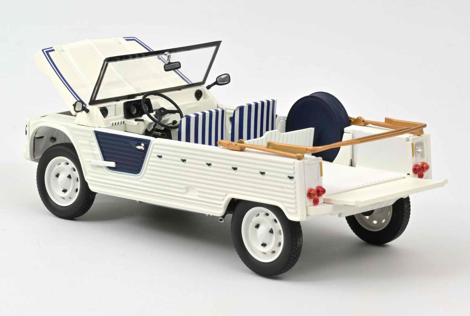 Voiture Miniature CITROEN Mérhari Azur Blanc Bleu 1983 1/18 NOREV