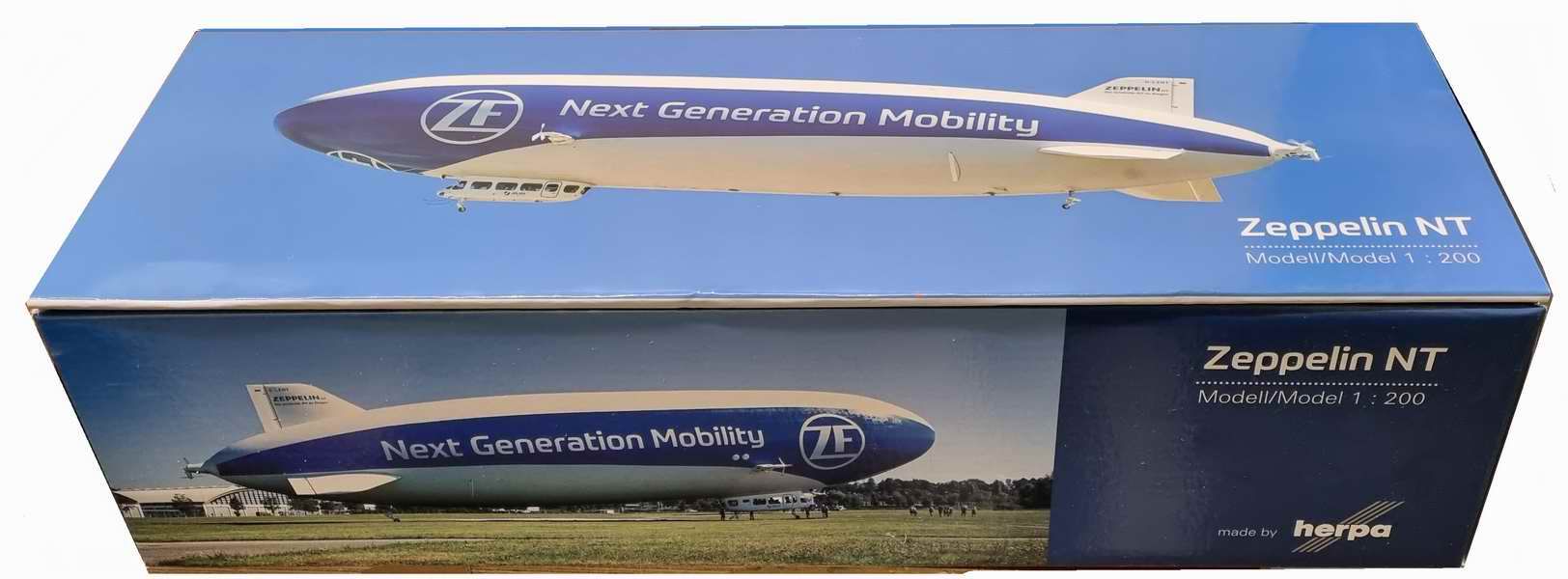 Maquette dirigeable Zeppelin Reederei NT ZF Next Generation Mobility 1/200