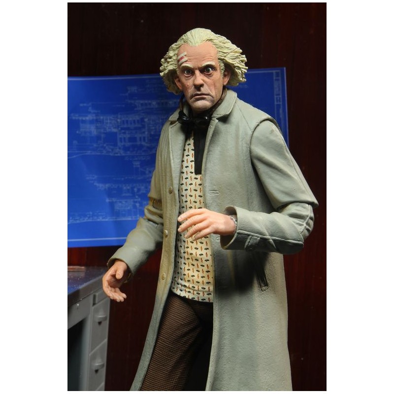 Figurine Docteur Emmett brown Marty Retour vers le Futur 1