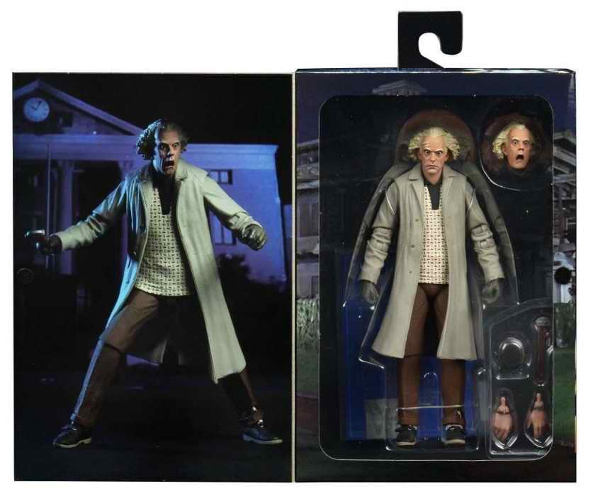 Figurine Doc Emmett brown Marty Retour vers le Futur 1