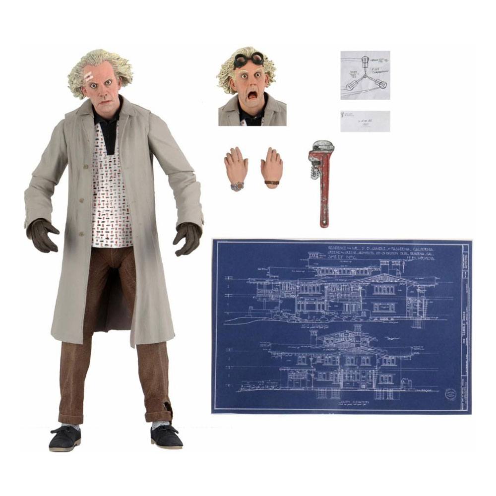 Figurine Doc Emmet brown Marty Retour vers le Futur 1