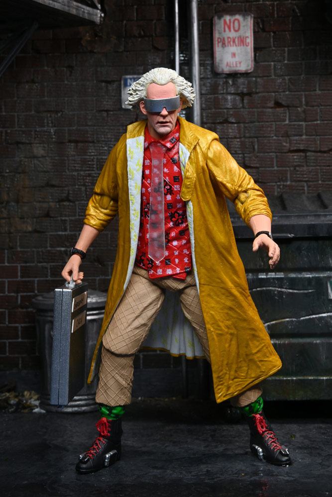 Figurine Doc Emmett Brown Du Film RETOUR VERS LE FUTUR II 18 cm –