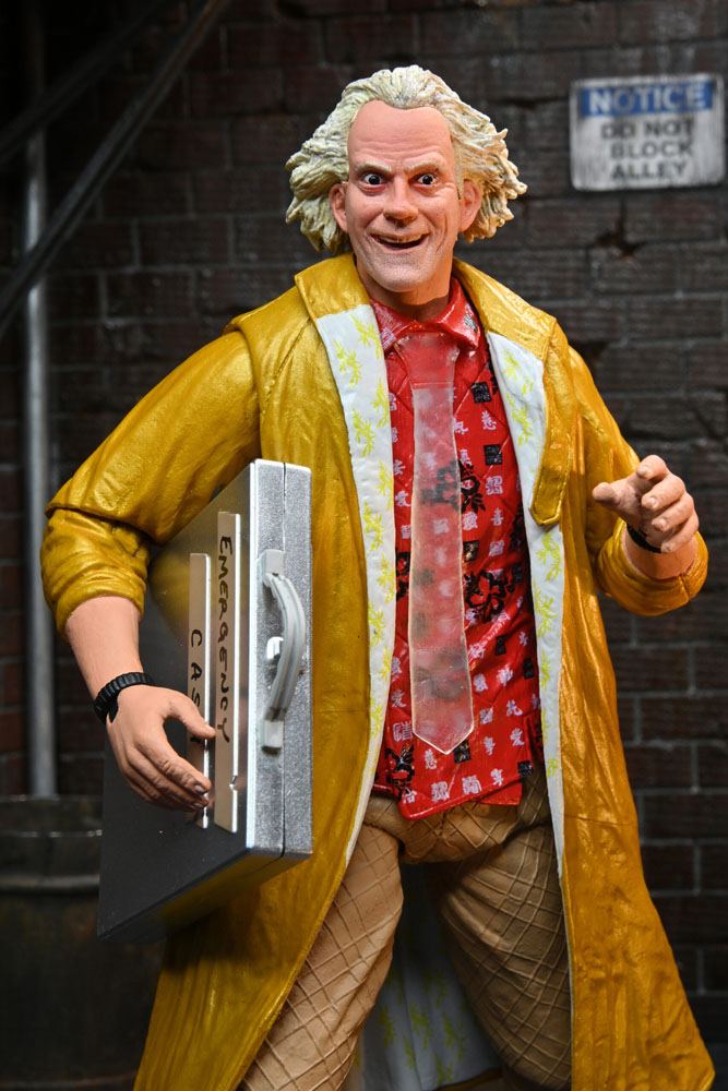 Figurine Doc Emmett brown Marty Retour vers le Futur 2