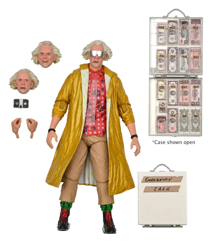 Figurine Doc Emmett brown Marty Retour vers le Futur 2