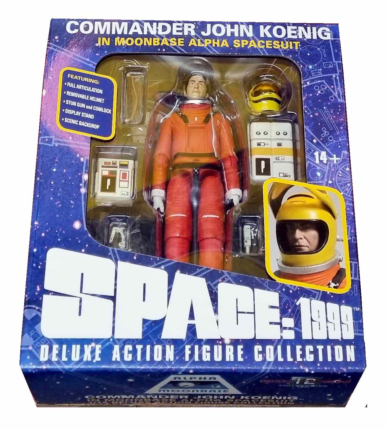 COSMOS 1999 Figurine du Commandant John Koenig en Combinaison Spatiale Alpha Edition Limitée 2000 pcs