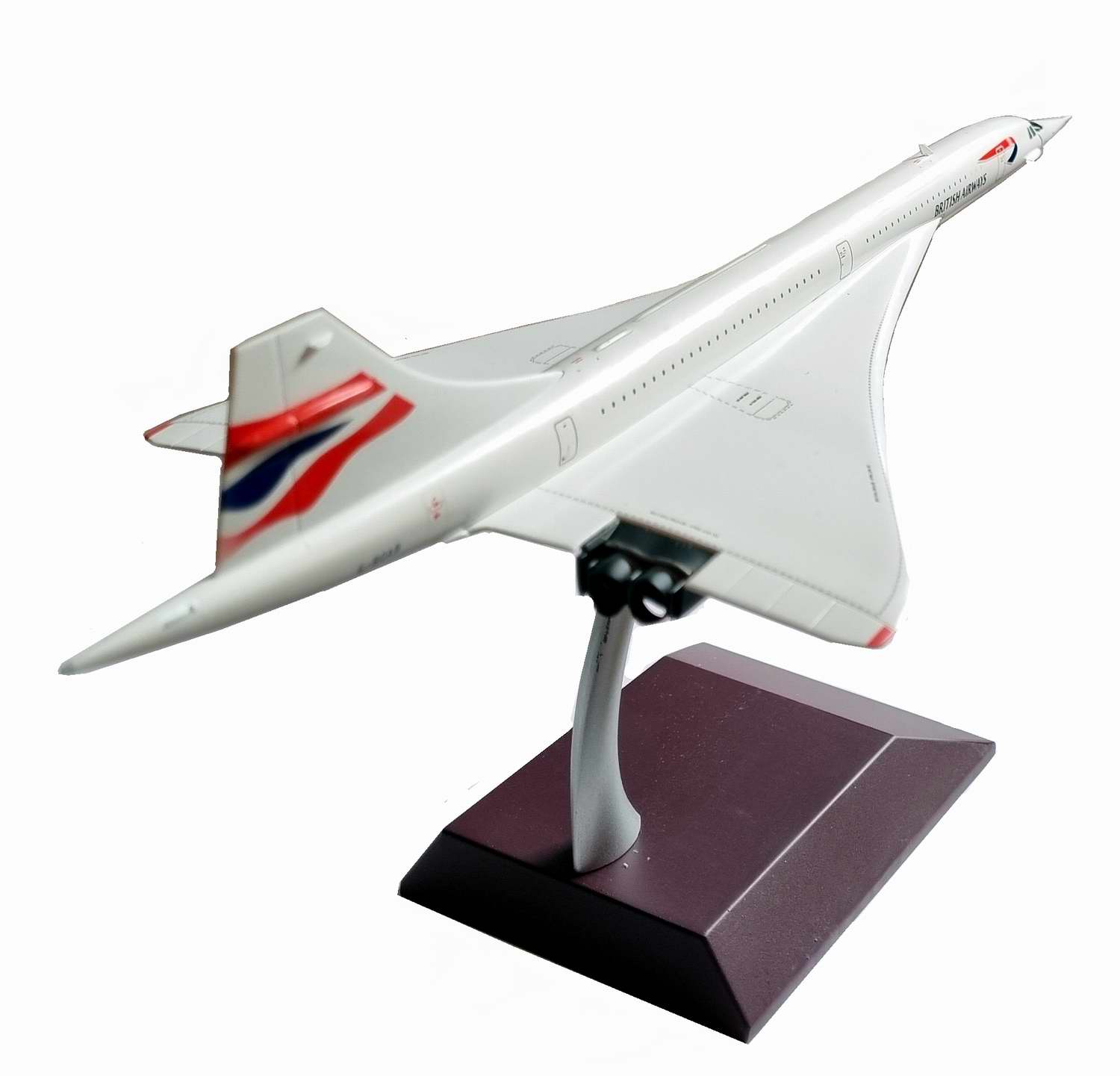 Maquette avion Concorde BRITISHAIRWAYS G-BOAB 1/200