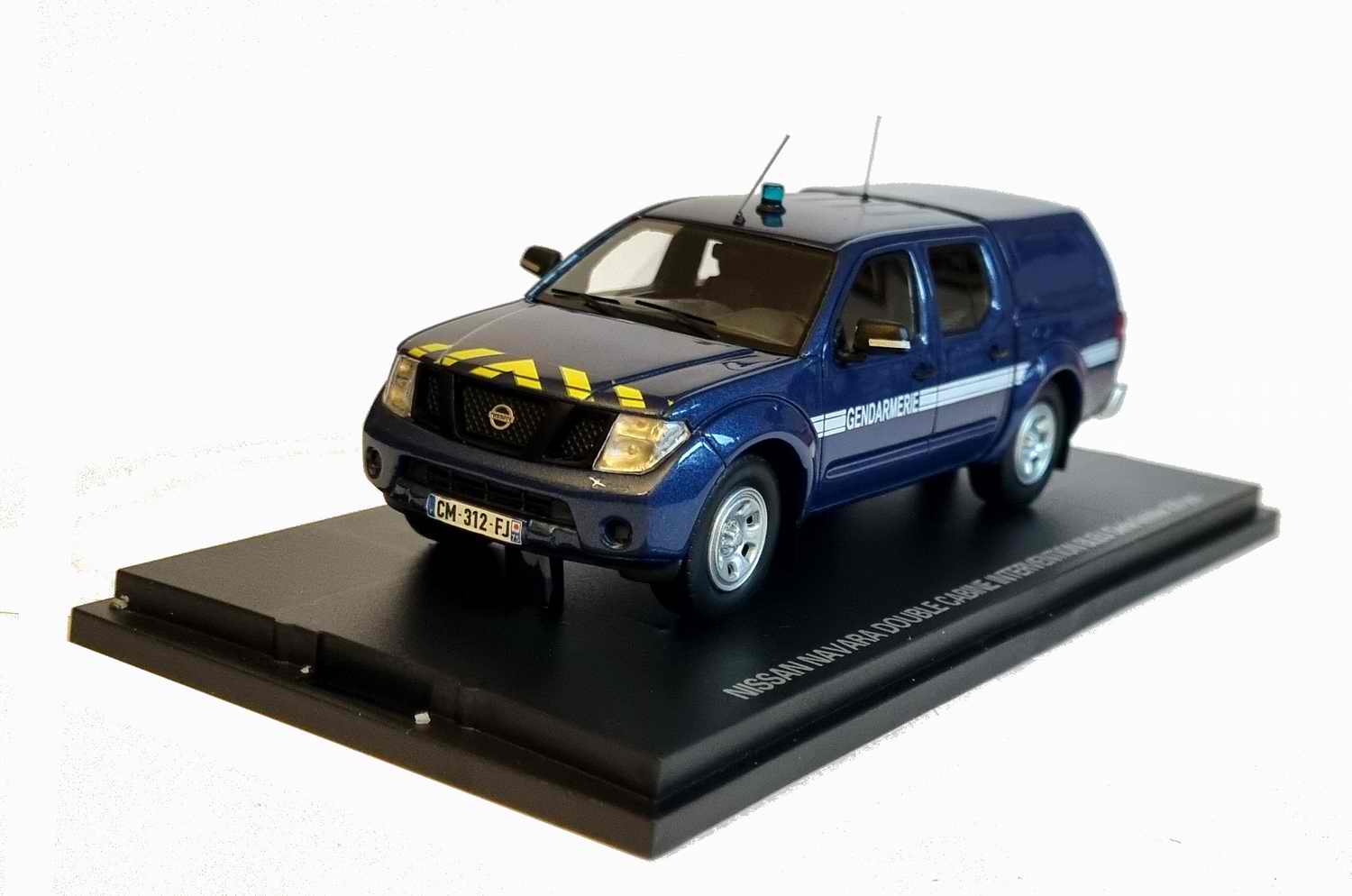 NISSAN NAVARA Double Cabine GENDARMERIE 1 43 ALARME Voiture de Collection Edition Limit e 250 Ex